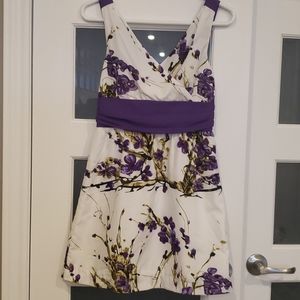 Beautiful purple floral dress